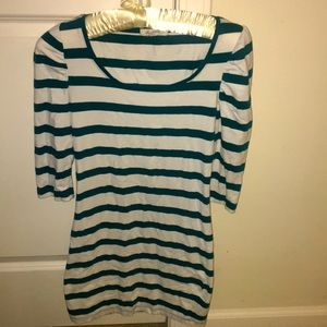 Striped mini dress